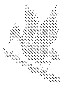 fluttering bird on a twig