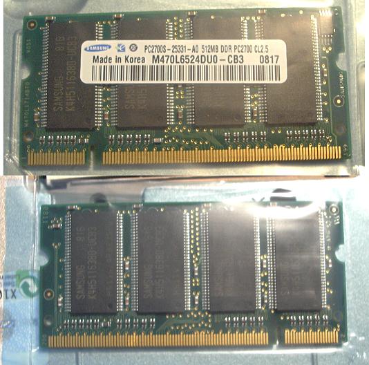 DDR PC2700 512MiB �ʐ^