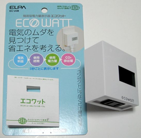 ECO WATT�{�̂Ɛ�������